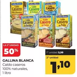 Gallina Blanca - Caldo Caseros 100% Naturales
