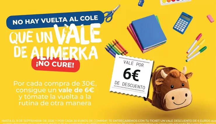 Alimerka - Por Cada Compra De 30€ Consigue Un Vale De 6€ Y Tomate La Veutila A La Rutina De Otra Manera