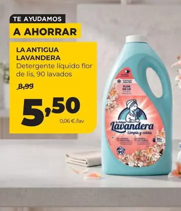 Antigua Usanza - Detergente Liquido Flor De Lis, 90 Lavados
