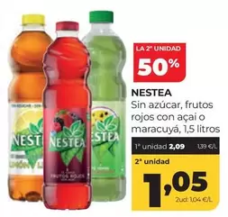 Nestea - Sin Azucar, Frutos Rojos Con Açai O Maracuya