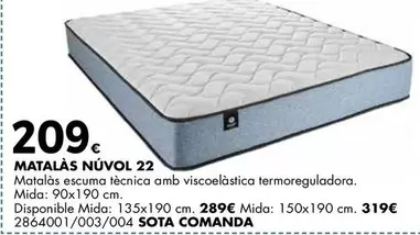 Matalàs Nuvol 22