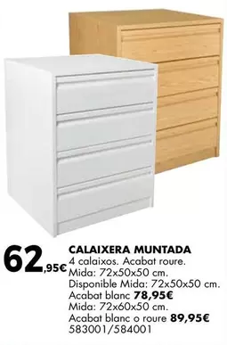 Calaixera Muntada