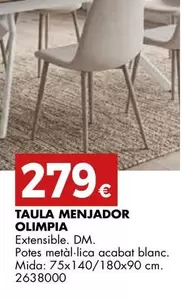Olimpia - Taula Menjador