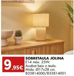 Sobretaula Jolina