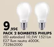Philips - Pack 2 Bombetes