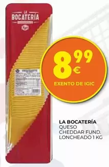 callate la boca - Queso Cheddar Fund. Loncheado