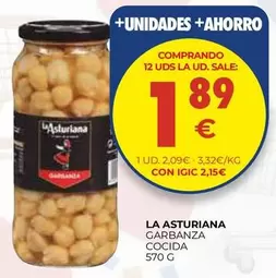 La Asturiana - Garbanza Cocida