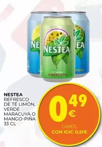Nestea - Refresco De Te Limon, Verde Maracuya O Mango-pina
