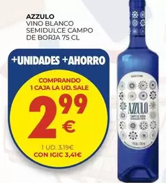 Azzulo - Vino Blanco Semidulce Campo De Borja