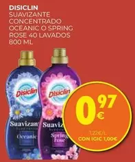Disiclin - Suavizante Concentrado Oceanic O Spring Rose