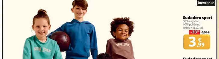inextenso - Sudadera Sport