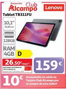 Lenovo - Tablet Tb311fu