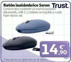 Trust - Raton Inalambrico Seron