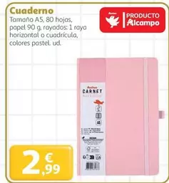 alcampo - Cuaderno