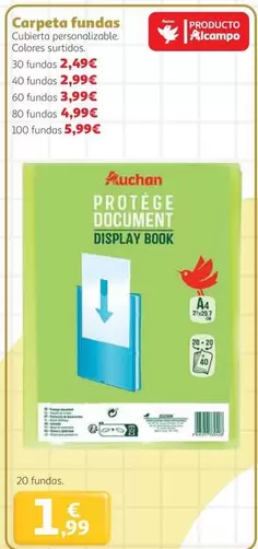 Auchan - Carpeta Fundas