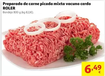 Roler - Preparado De Carne Picada Mixta Vacuno Cerdo
