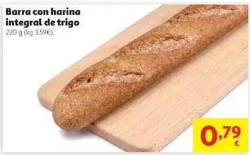 Barra Con Harina Integral De Trigo