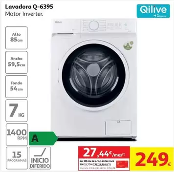 qilive - Lavadora Q-6395