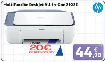 HP - Multifunción Deskjet All-In-One 2922E