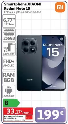 Xiaomi - Smartphone Redmi Note 15