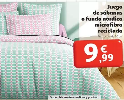 Juego De Sábanas O Funda Nordica Microfibra Reciclada