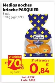 Pasquier - Medias Noches Brioche