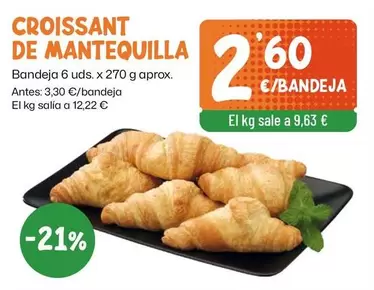 Croissant De Mantequilla
