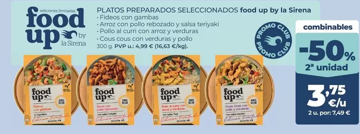 Up - Platos Preparados Seleccionados Food By La Sirena