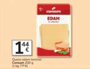 Consum - Queso Edam Lonchas