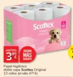 Scottex - Papel Higiénico Doble Capa Original