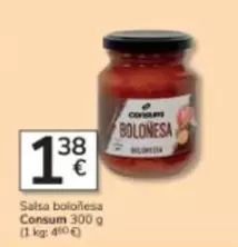 Consum - Salsa Bolonesa