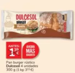 Dulcesol - Pan Burger Rustico