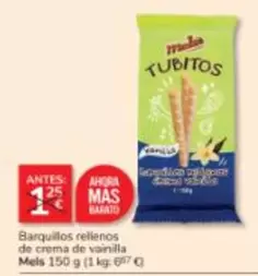 Mas - Barquillos Rellenos De Crema De Vanilla