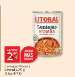 Litoral - Lentejas Riojana