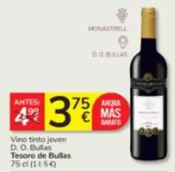 Tesoro de Bullas - Vino Tinto Joven D.o. Bullas