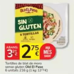 Old El Paso - Tortillas De Blat De Moro Sense Gluten