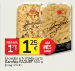Garofalo - Paquet Elicoidali O Mafalda Corta