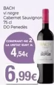 Bach - Vi Negre Cabernet Sauvignon