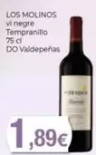 Los Molinos - Vi Negre Tempranillo