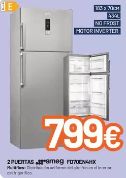 Smeg - 2 Puertas No Frost FD70EN4HX