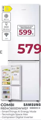 Samsung - Combi RB34C600DWWEF