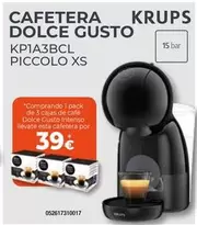 Krups - Cafetera Dolce Gusto Piccolo KP1A3BCL