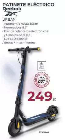 Reebok - Patinete Eléctrico