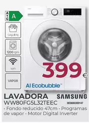 Samsung - Lavadora Ww80fg5l32teec