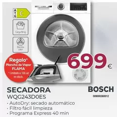 Bosch - Secadora Wqg243d0es