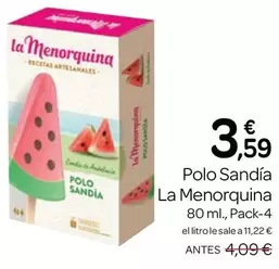 La Menorquina - Polo Sandía