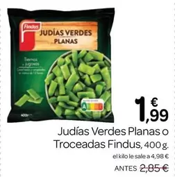 Findus - Judias Verdes Planas O Troceadas