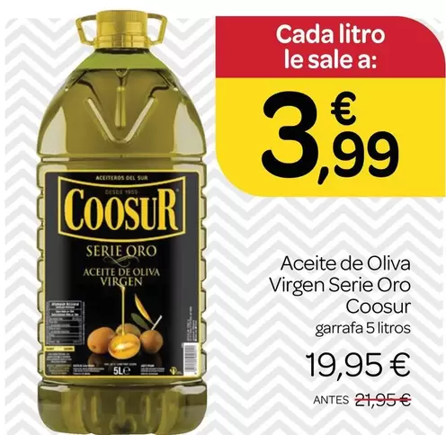 Coosur - Aceite De Oliva Virgen Serie Oro