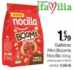 Nocilla - Galletas Mini Booms
