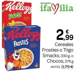 Kellogg's - Cereales Frosties O Trigo Smacks
